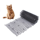 Garden Prickle Strip Cat Repellent Deterrent Mat Anti-cat Dog Mat (Black) Newly