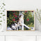 Frameless Oil Painting Picture By Number Cats On the Railing Hand Painted Craft