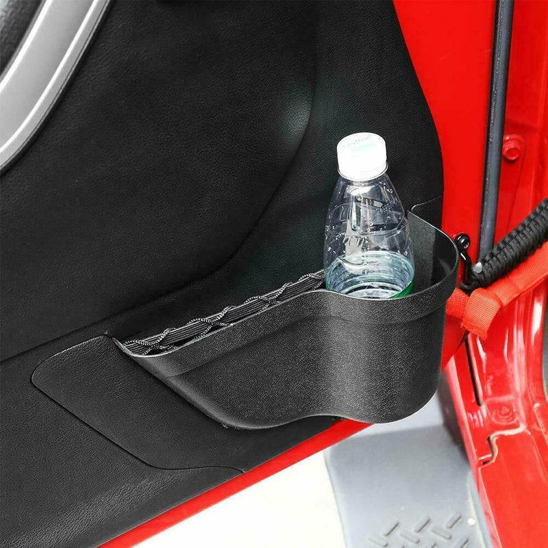 Front Door Storage Pockets Organizer Box for Jeep Wrangler JK JKU 2/4Door 2011+
