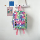 Preppy Style Canvas Cartoon Print Knapsack Messenger Bag Girls Small Handbags