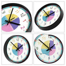 Clock Telling Time Wall Clock Educational Clock for Kids with Silent Movement