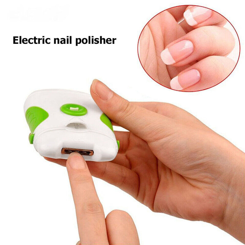 Electric Nail Trimmer Clipper Cutter File Toenail Fingernail Manicure Pedicure #