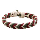 DIY Handmade Weave Rope Bracelet Colorful Ethnic Bangles Jewelry (Style 2)