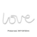 Romantic Love Letters LED Night Light USB Charging Home Neon Lamp by WNZZ