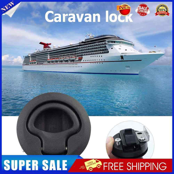 #A Pull Slam Flush for RV Marine Deck Locker Plastic Boat Accessories Marine