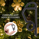 100pcs Christmas Light Clips Outdoor Light Clip Weatherproof Plastic Hooks