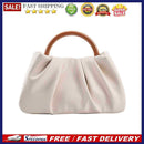 Korean Cloud Clutch Bag Pleated Handbag Women PU Solid Small Purse Crossbody Bag