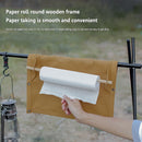 Camping Tableware Storage Bag Canvas Towel Rack BBQ Cutlery Hanging Holder Newly