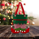 Christmas Elf Candy Bags Velvet Santa Claus Bags Festival Party Decor (B)