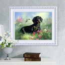 5D DIY Diamond Painting Dog Cross Stitch Embroidery Mosaic Kit Home Decor