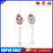 2pcs Crystal Wind Chimes Diamond Hanging Light Catcher Home Decor (ZH014)