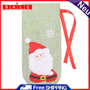 Christmas Bottle Cover Santa Claus Snowman Red Wine Bottles Decor Set for Xmas