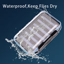 Fly Fishing Boxes 2 Sides C&F Foams insert Waterproof Flies Fishing Box Jig Box