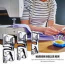 3pcs Narrow Rolled Hem Sewing Machine Presser Foot Set Sewing Accessories Newly
