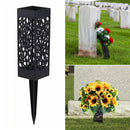 Black Cemetery Lawn Courtyard Vase Flower Basket Flower Holder Garden