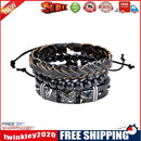 Multi-Layer Handmade PU Retro Braided Bracelet Jewelry for Men Women(7)