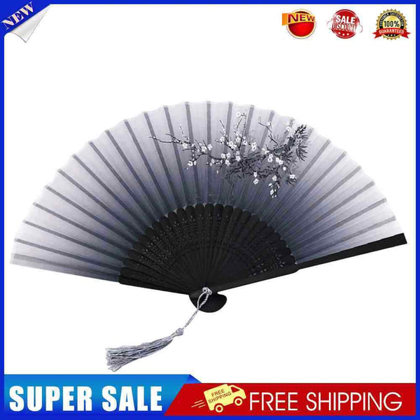 #A Chinese Style Folding Fan Art Craft Home Decoration Ornaments Dance Hand Fans