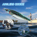 S Shaped Luminous Fishing Lure 12cm 160g Metal Artificial Bait (JIG81-1)