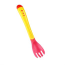 Tools Soft Temperature Sensing Spoon Fork Toddler Flatware Silicone Spoon