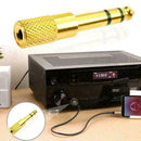 Stereo 6.35 Male To 3.5 Female Audio Adapter Stereo U4E8 Q7S3 Headphone L4G3
