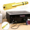 Stereo 6.35 Male To 3.5 Female Audio Adapter Stereo U4E8 Q7S3 Headphone L4G3