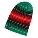 Winter Hats Multistorey Stripe Hit Wool Hip Hop Knit Beanies (Green)
