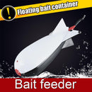 Carp Fishing Rockets Feeders Float Bait Lure Holder Tool (Black + White L)