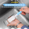 Sponge Long Handle Cup Brush Baby Glass Bottle Kitchen Cleaning Tool (Blue)