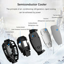 Phone Cooler Cooling Fan Frozen Digital Display Phone Radiator Ambient Light
