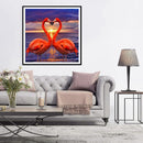 5D DIY Full Drill Diamond Painting Pink Bird Embroidery Mosaic Craft Kits Decor