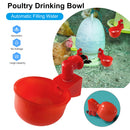 Chicken Water Cups Automatic Chicken Feeder Waterer for Poultry (12pcs) Newly
