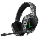 ONIKUMA K20 3.5mm Wired RGB LED Headphone for PC Phone PS4 (Camo White) Newly