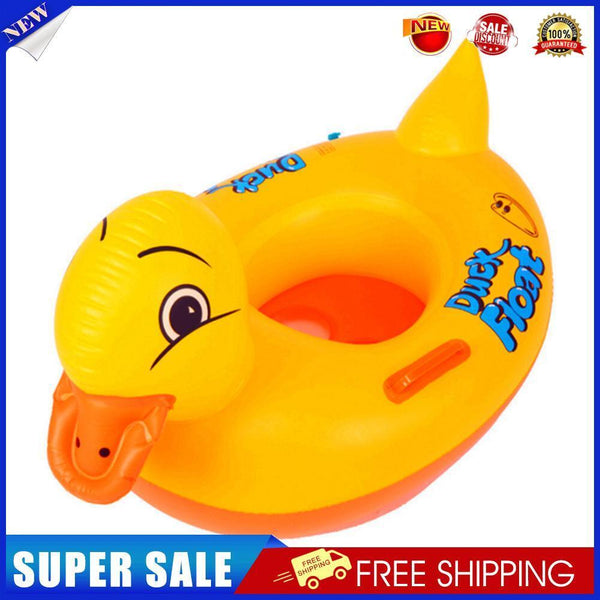 Baby Swimming Ring Seat Cute Inflatable Kid Safety Float Swim Circle Yellow