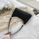 Alligator PU Women Handbag Tote Office Lady Shoulder Underarm Bags (Black)