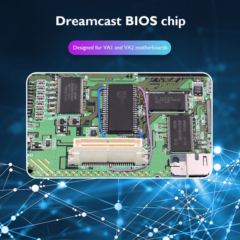 BIOS Chip Replacement Bootloader Modchip for SEGA Dreamcast VA1 VA2 Motherboard