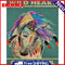 Colorful Horse Oil Paint by Numbers Hand Painted Frameless Picture Home Ornament
