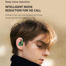 Waterproof Hanging Headphones Bluetooth-compatible Wireless Headset (Green)