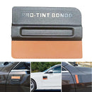 Carbon Fiber Film Magnetic Squeegee with Suede Felt Car Vinyl Wrap Tint Scraper