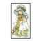 11CT Printed Partial Cross Stitch Craft Cute Girl Artwork Decor (VIP066)
