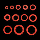 Kit Fasteners Red Steel Paper Flat Ring Seal Insulation Washer Flat Washer