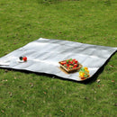 200*150cm Aluminum Foil Sleeping Mat Camping Thermal Tents Blanket Foldable M8P5