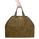 Camping Package Log Storage Holder Canvas Firewood Carrier Bag Log Tote Bag