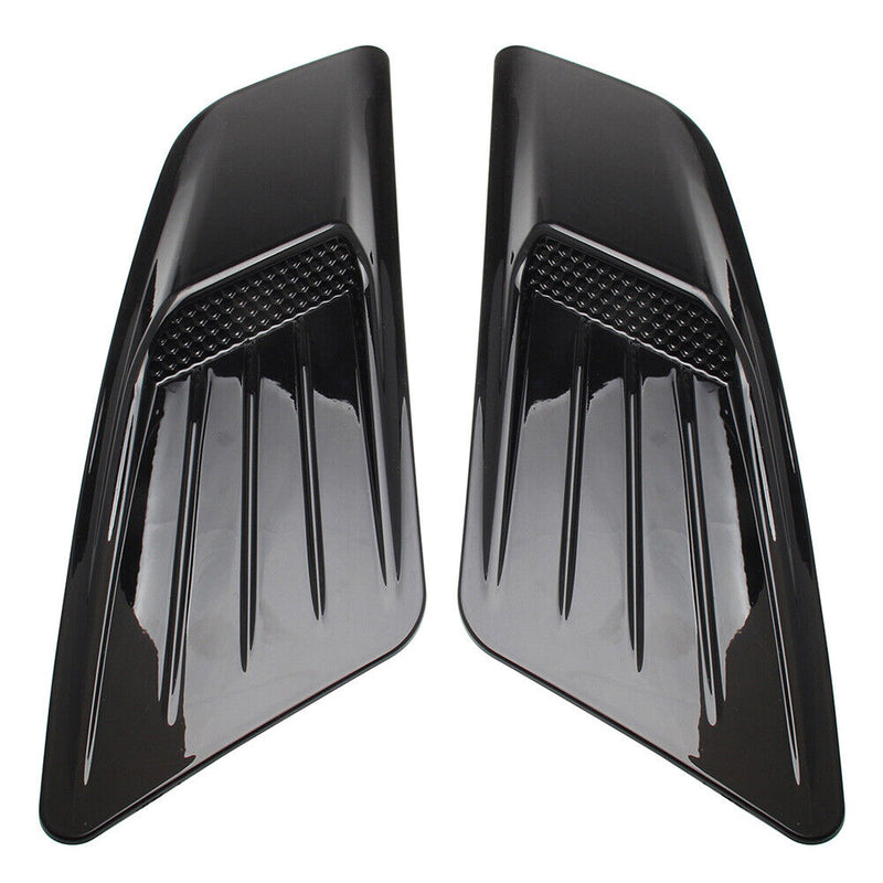1 Pair Hood Air Flow Intake Scoop Bonnet Vent Trim for Ford Mustang 2015-2017