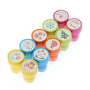 Claus Party Gifts Stamping Seal Cartoon Stamper Xmas  Stamps Christmas Signet