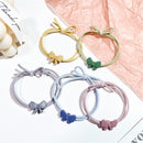 Gift Women Girl Random Color High Elastic Hair Ring Hair Tie Rope Bow