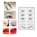 1mm Tattoo Microblading Skin Brow Eye Lips Tattoo Beginner Practice Blank Pad