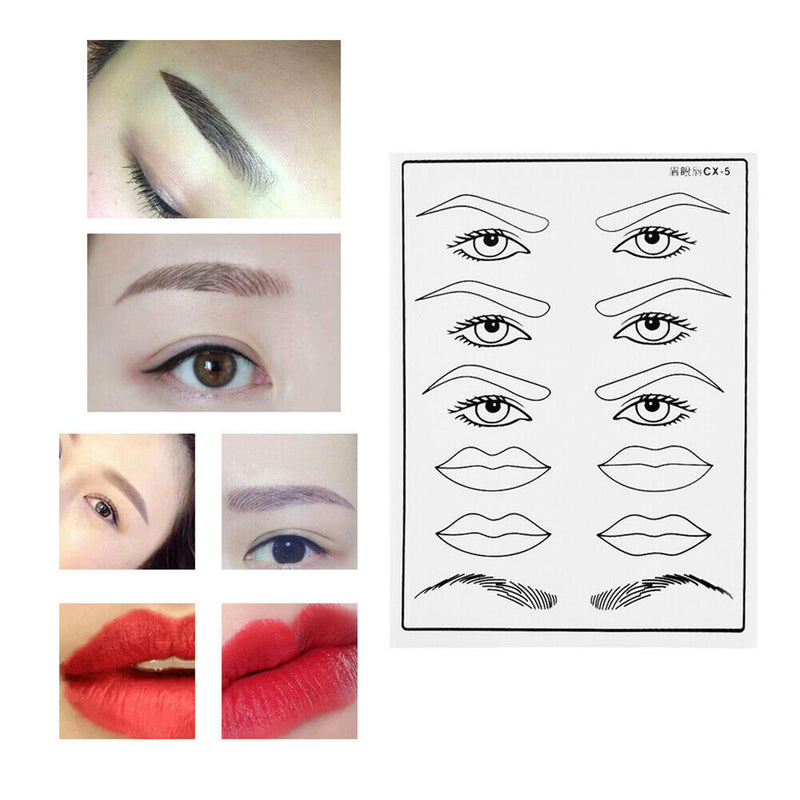 1mm Tattoo Microblading Skin Brow Eye Lips Tattoo Beginner Practice Blank Pad