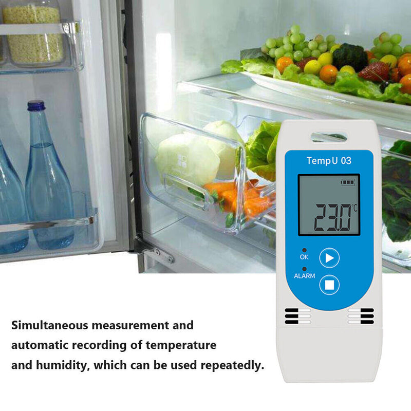 Temperature Humidity Data Logger Reusable RH Data Humiture Recorder USB