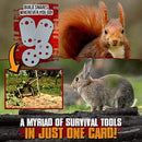 Outdoor EDC Survival Fishing Hook Card Portable Camping Hiking Tool Cards Newly