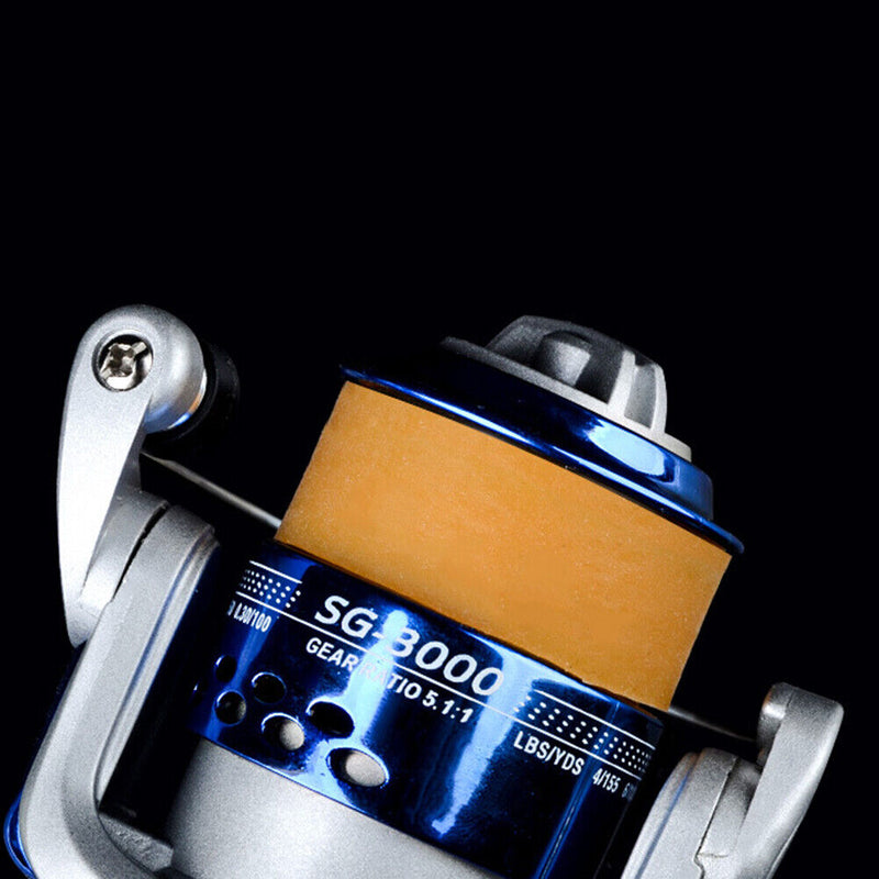 25x Sea Rod Spinning Fishing Reel Belt Leather Sleeve Wheel Rubber Band (L)